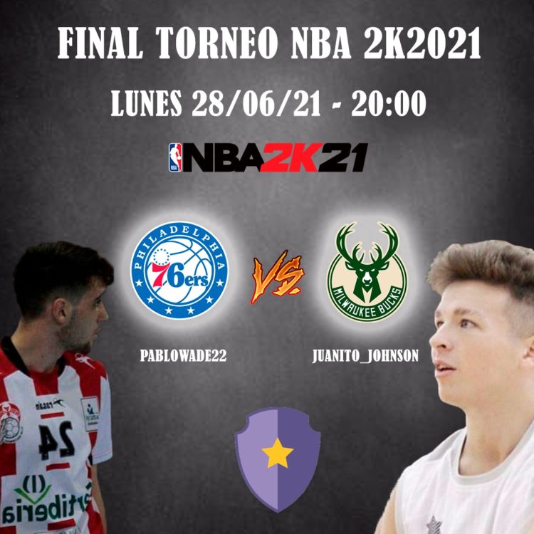 Cartel de la final del I Torneo NBA 2K21