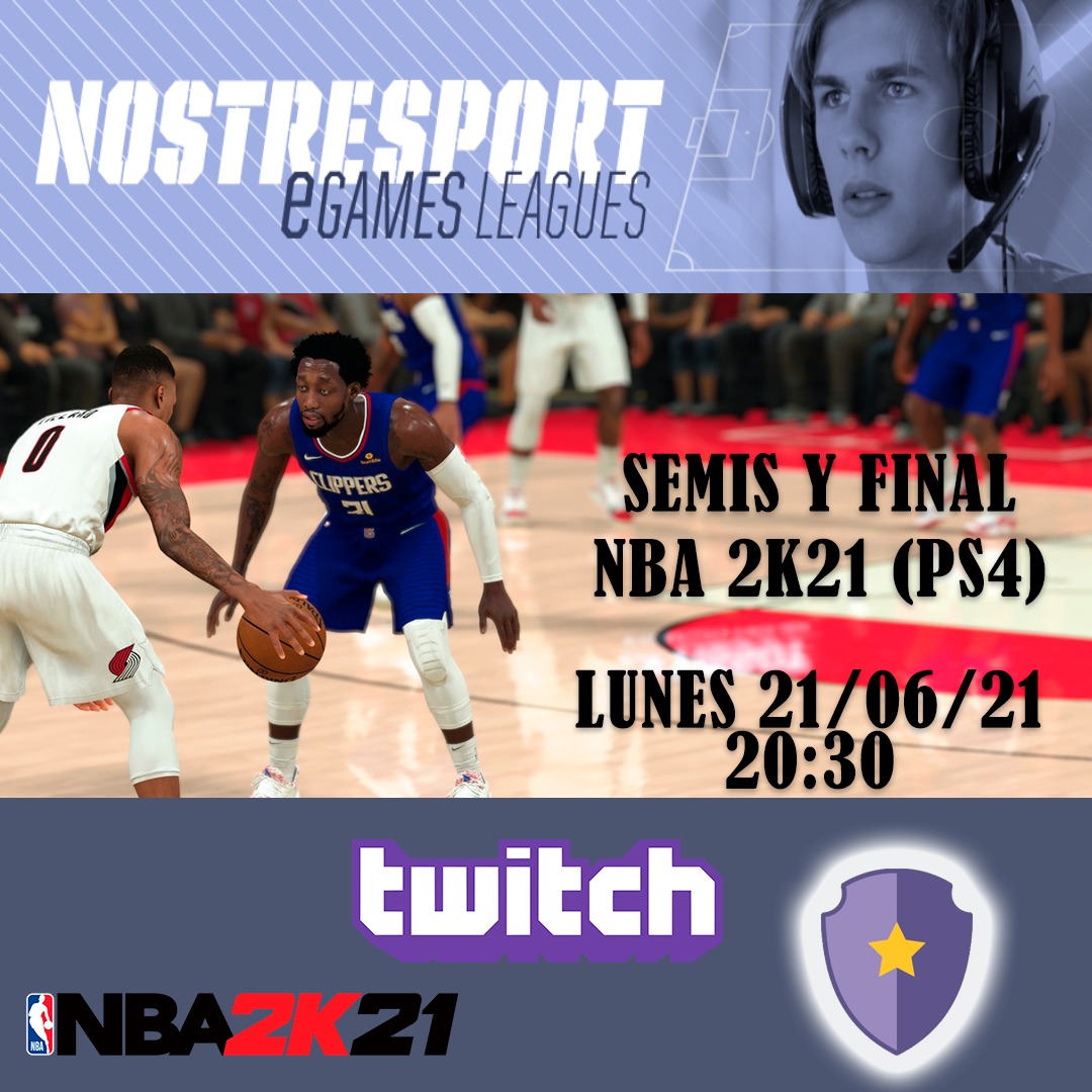 Cartel de la semifinal I Torneo NBA 2K21